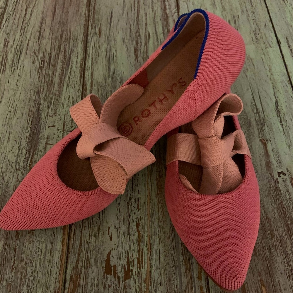 Rothy’s pink flats